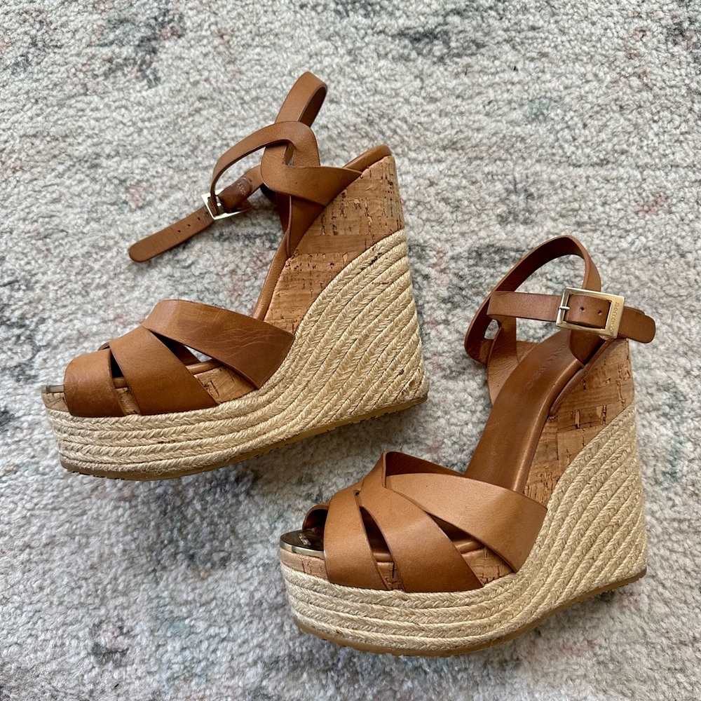 Jimmy Choo Platform Espadrille Wedge
